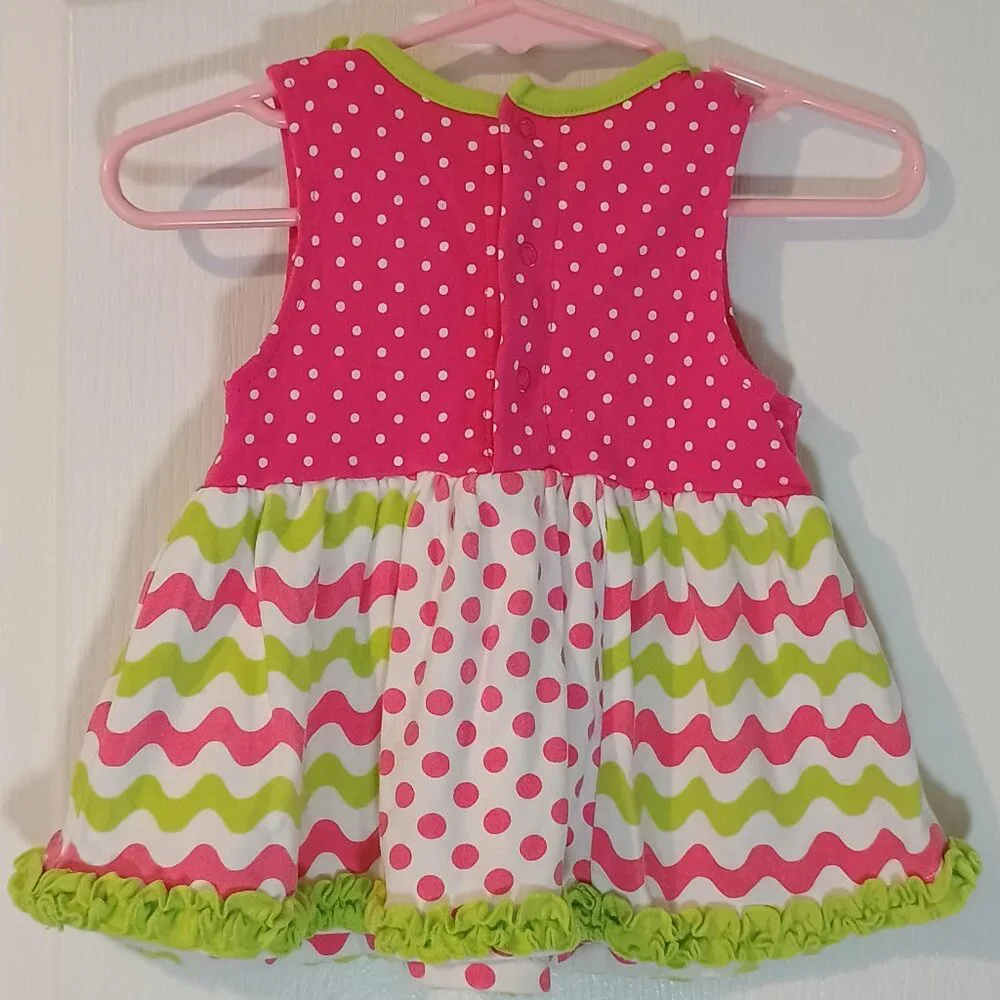 Baby Essentials Old Navy/Dress Set/Girls 12-18M/Pink Cream/2pc
